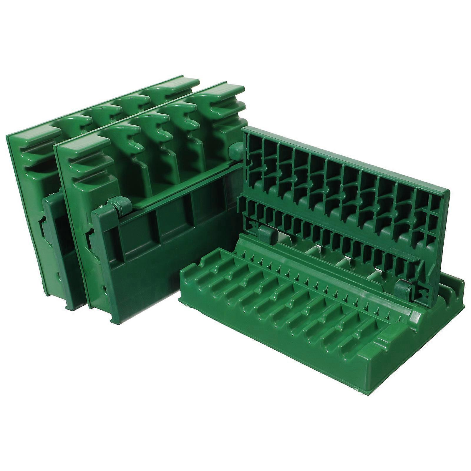 Portable BBQ Kebab Maker Machine for Outdoor Camping with Plastic Material Green Color Supports Two Kebabs Simultaneously 3Pcs