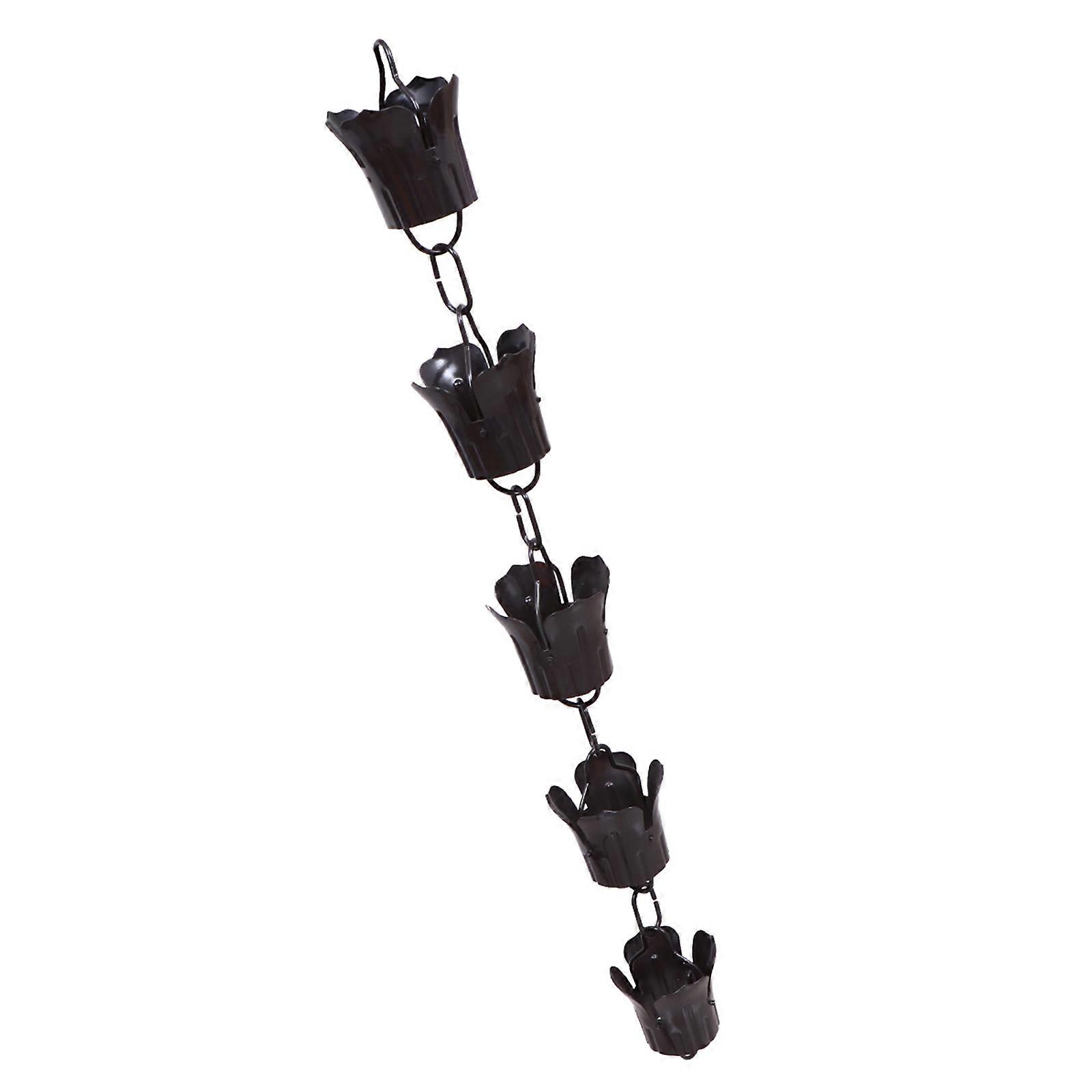 Elegant Japanese Style Winter Drainage Chain for Villa Roof Gutters – Antique Finish, Durable & Corrosion Resistant Rain Chain Alternative to