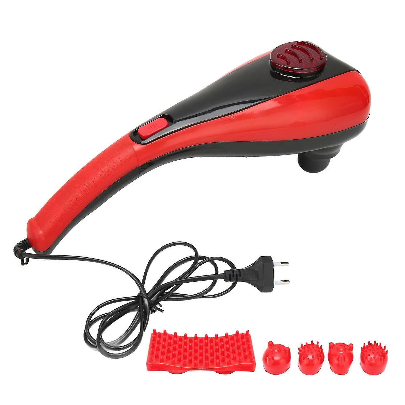 Handheld Body Massager, 5-Head Percussive Deep Tissue Massager For Home Use, SDeep Tissue Massager For Waist, Arm