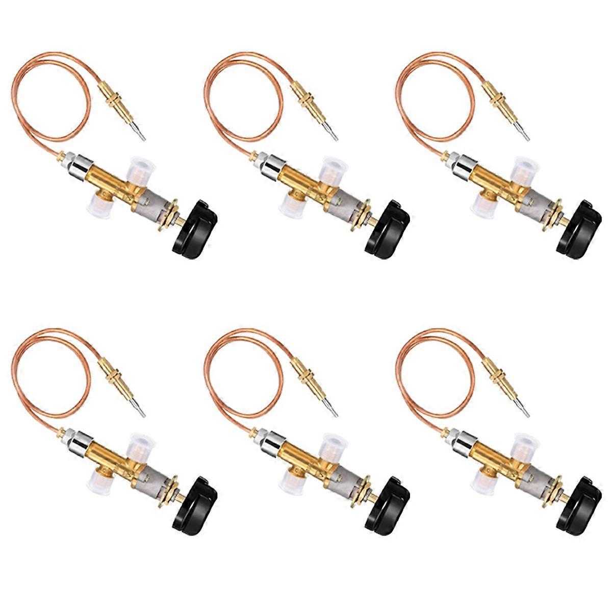 6X Low Pressure Gas LPG Fireplace Failure Safety Control Valve Kit Gas Heater Thermocouple Replaceme