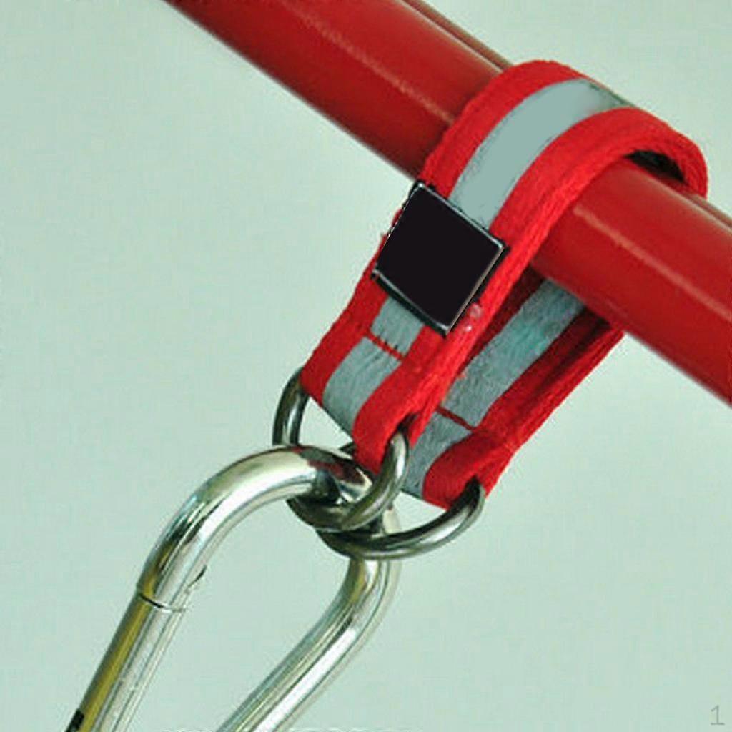 2x 65cm Strong Nylon Hammock Tree Hanging Straps Swing Belt Outdoor