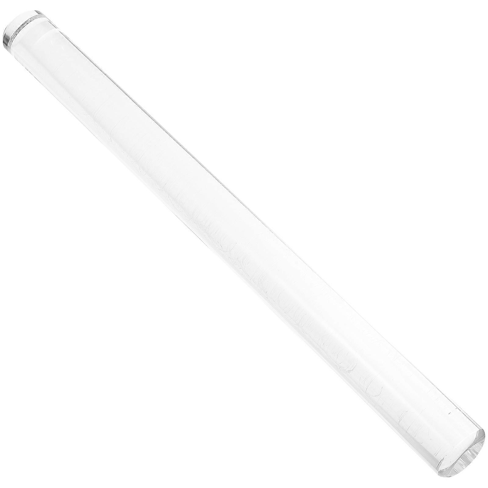 Acrylic Rolling Pin Transparent Multi Functional Dough Roller for Pizza, Pasta, Cookies, Dumplings   Non Stick Design for Easy Cleaning and