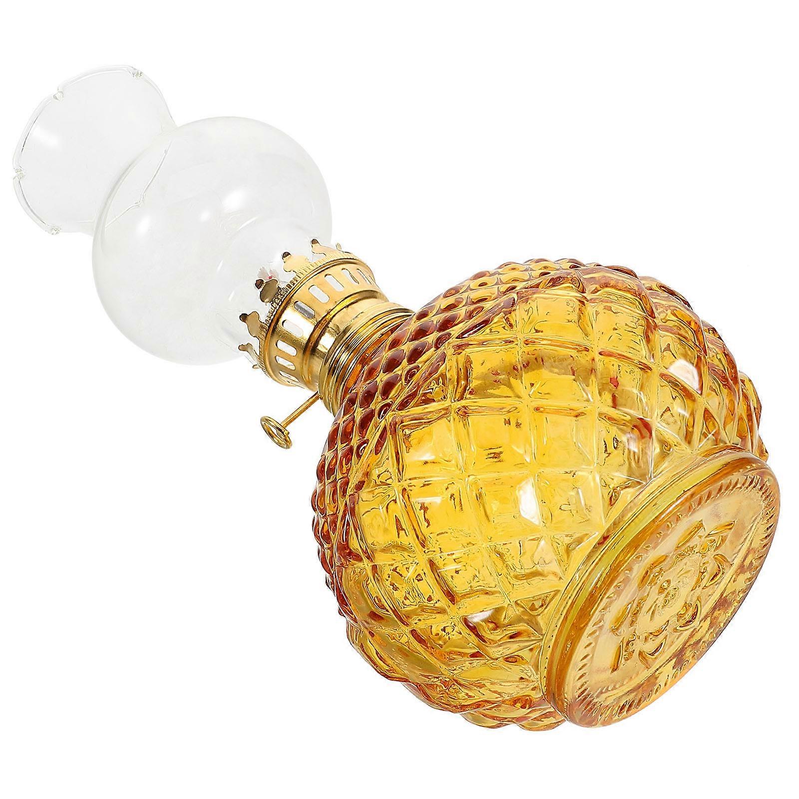 Retro Kerosene Lamp Antique Oil Light for Home Decor, Weddings, and Outdoor Use – Unique Atmosphere Creator, Thickened High Temperature Design