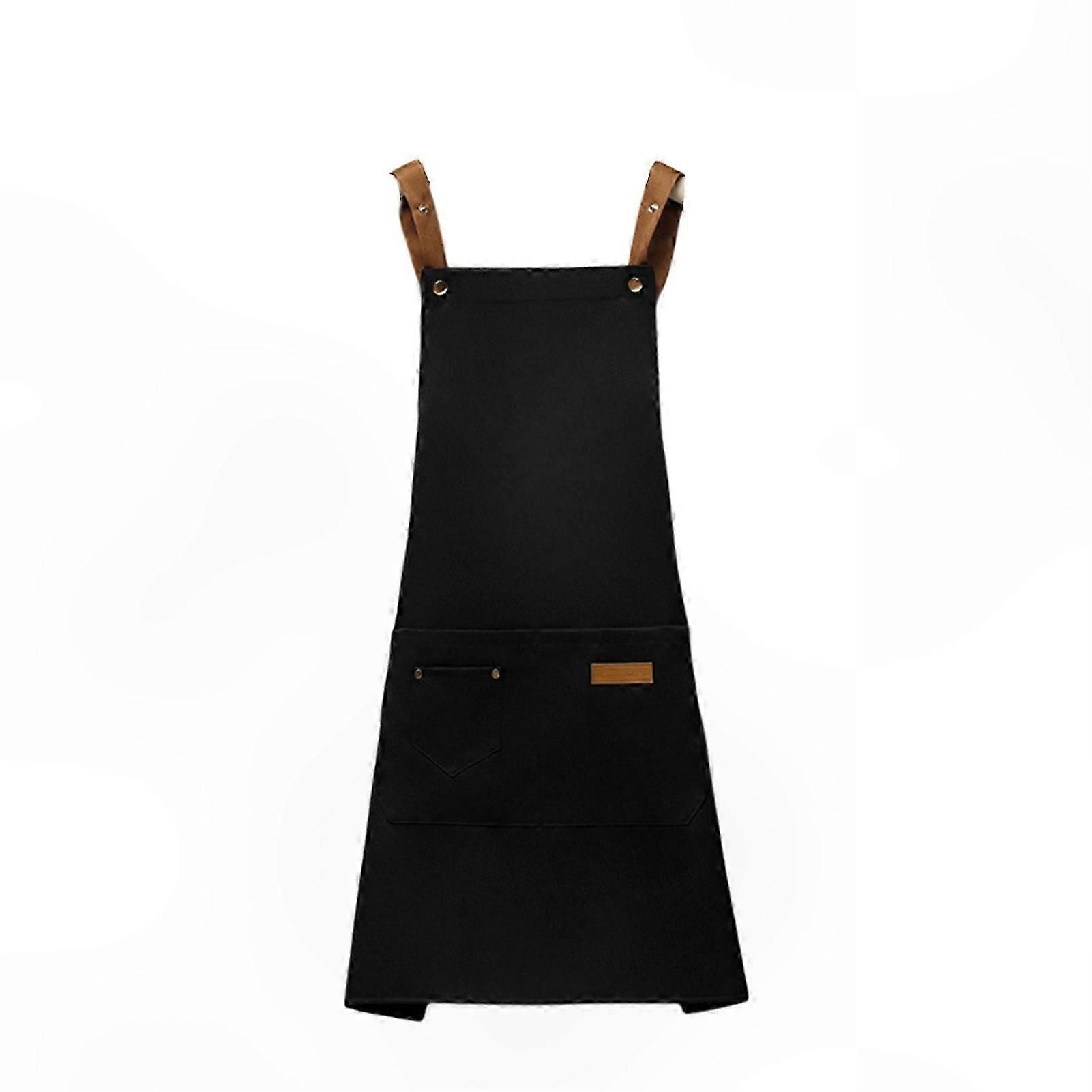 Large Coverage Waterproof Apron with Pockets for Cooking and Cleaning