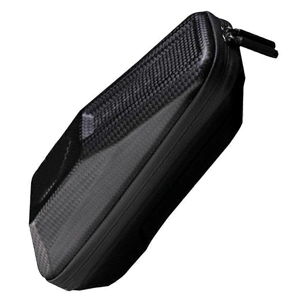 Bicycles Frame Storage Bag PU Anti-Splashing Large Capacity Easy to Install Mesh Pocket Design 1Pack