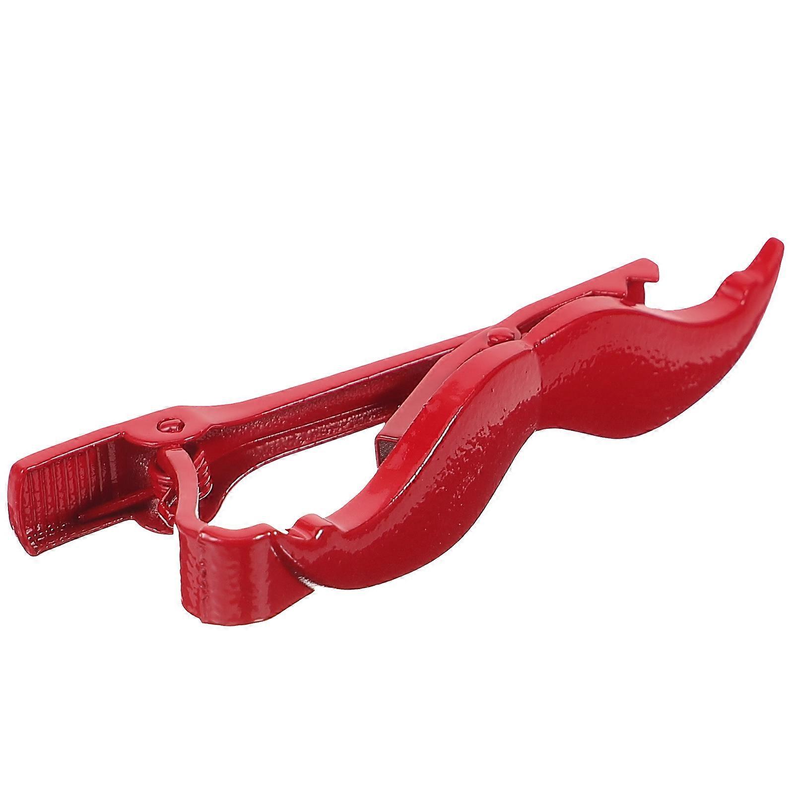 Red Necktie Clip for Home Use Made of Alloy Durable and Creative Design Simple to Use