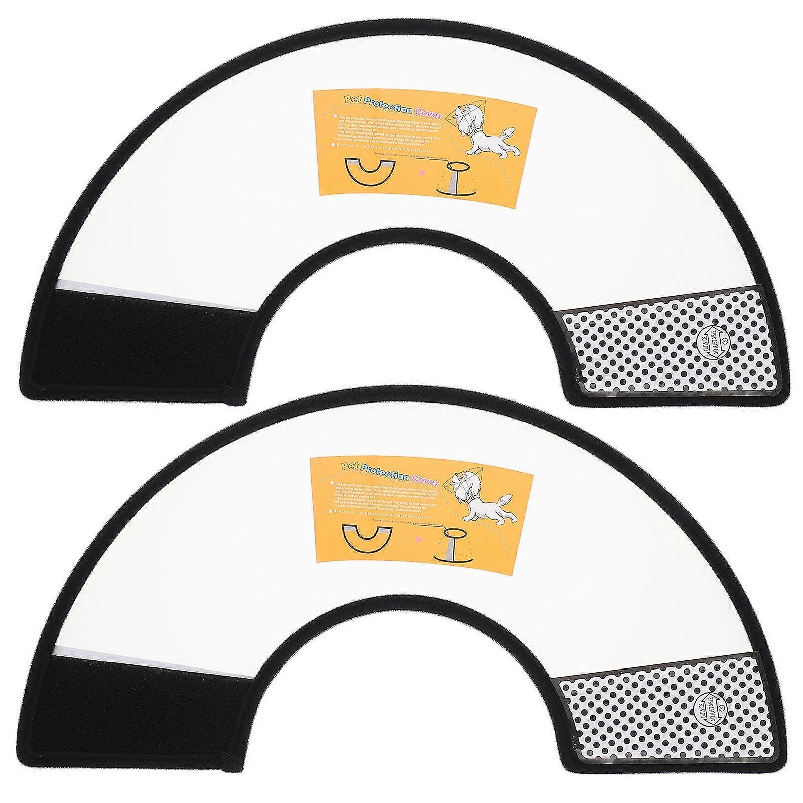 Here's a refined and professional product description for the item you mentioned:
**2pcs Pet Collars – Comfortable & Breathable Neck Circles for