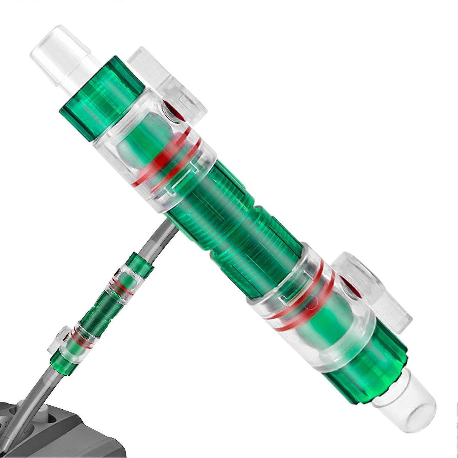 Aquarium Water Flow Control Valve, Double Tap Connection, Marine Accessory 12 mm