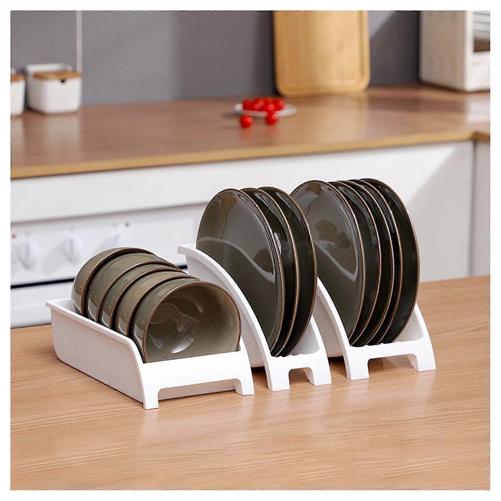 Countertop Spice Storage Box Dish Dryer Rack (Set of 3), SpaceSaving Dish Rack for Kitchen Counter for Dishes, Bowls, Bagged Snacks, Spice