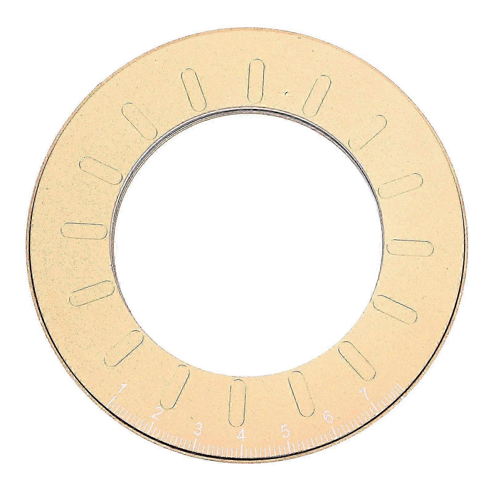 Adjustable Gold Circle Maker Template - 12.5cm Durable Metal Tool for High Flexibility & Wide Application in Crafting Projects