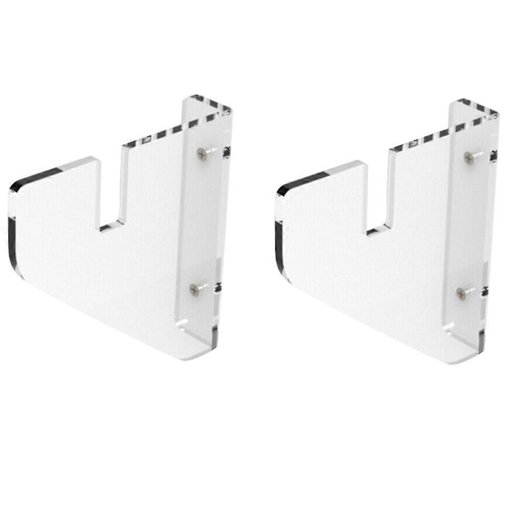 Transparent Acrylic Skateboard Storage Mounted Display Stand for Home 2pcs