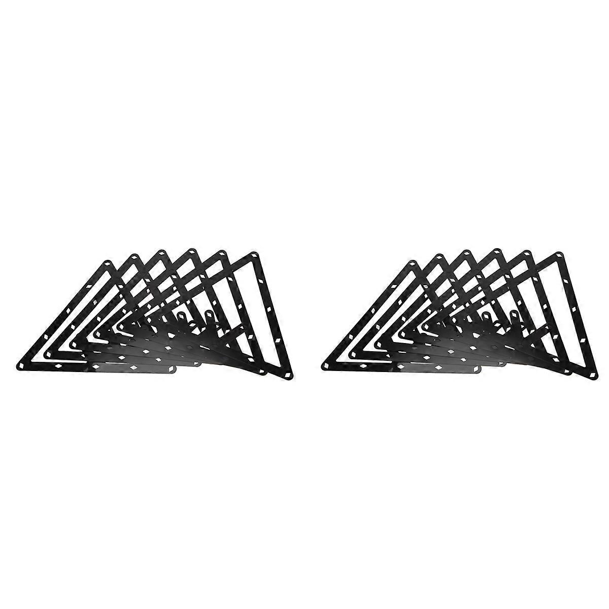 12PCS Holder Sheet Billiards Triangle Cue Accessories for 8, 9, and 10 Ball