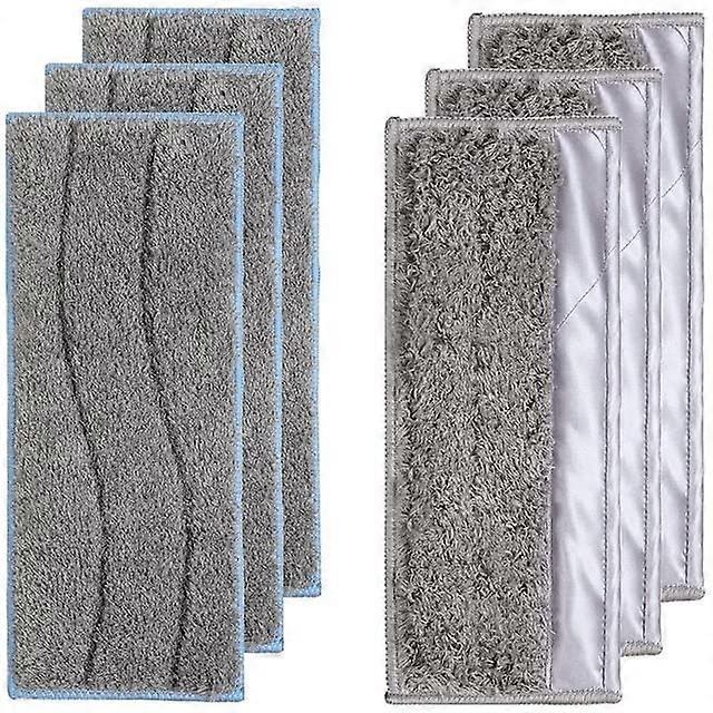 Washable Wet Mop Pads Compatible with Braava Jet M Series Reusable Wet/Dry Pads for Braava Jet M6 6110 (Color: Light Green) Light Green