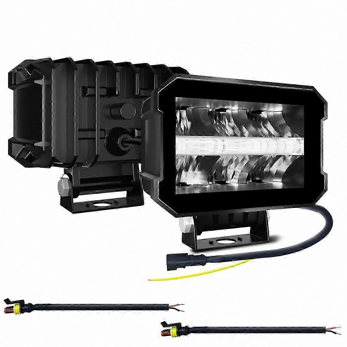 2 Pack 100W Borderless LED Spotlights for Off-Road ATV and UTV Use