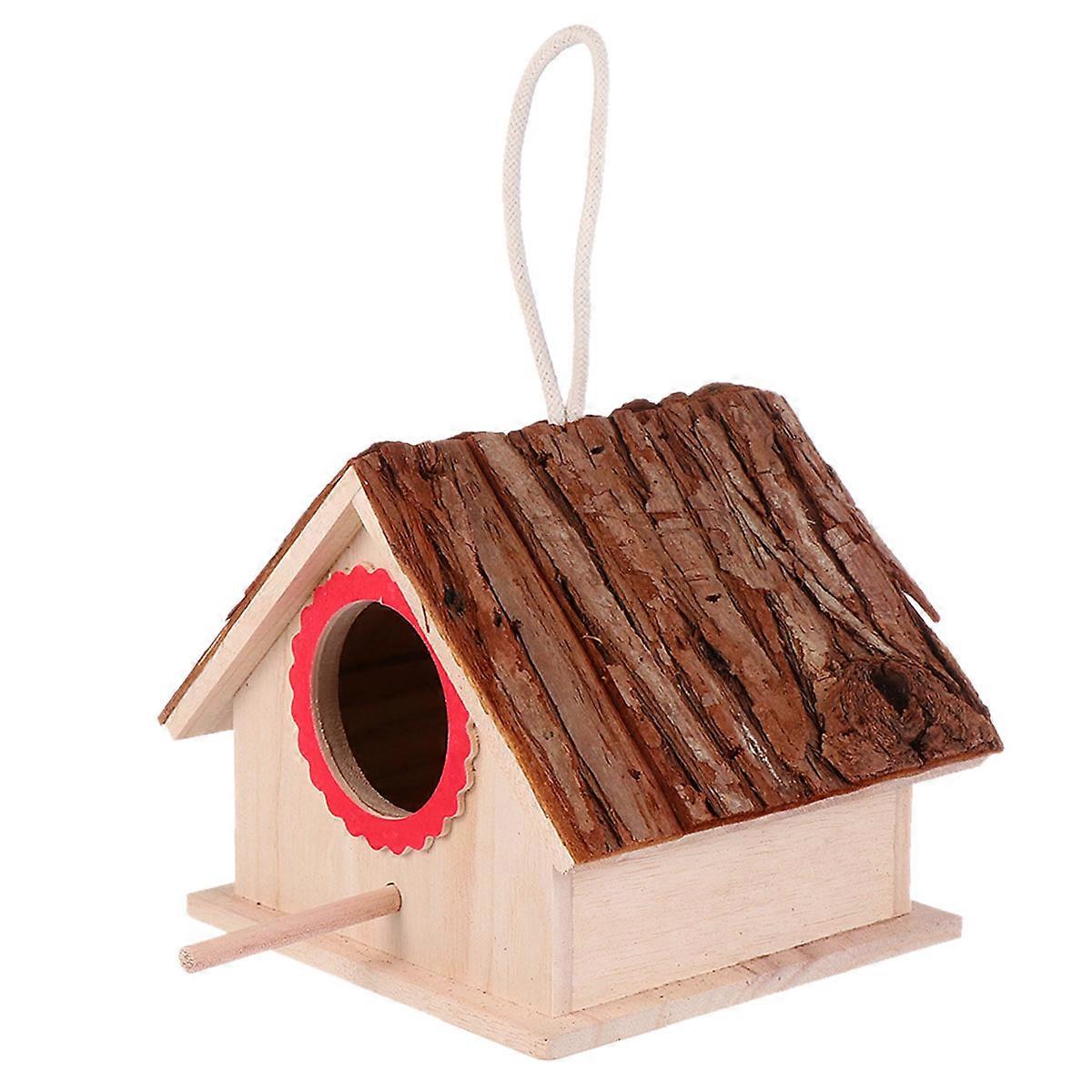 Wooden Aviary Box, Simple Yet Charming for Birds and Decorative Purposes