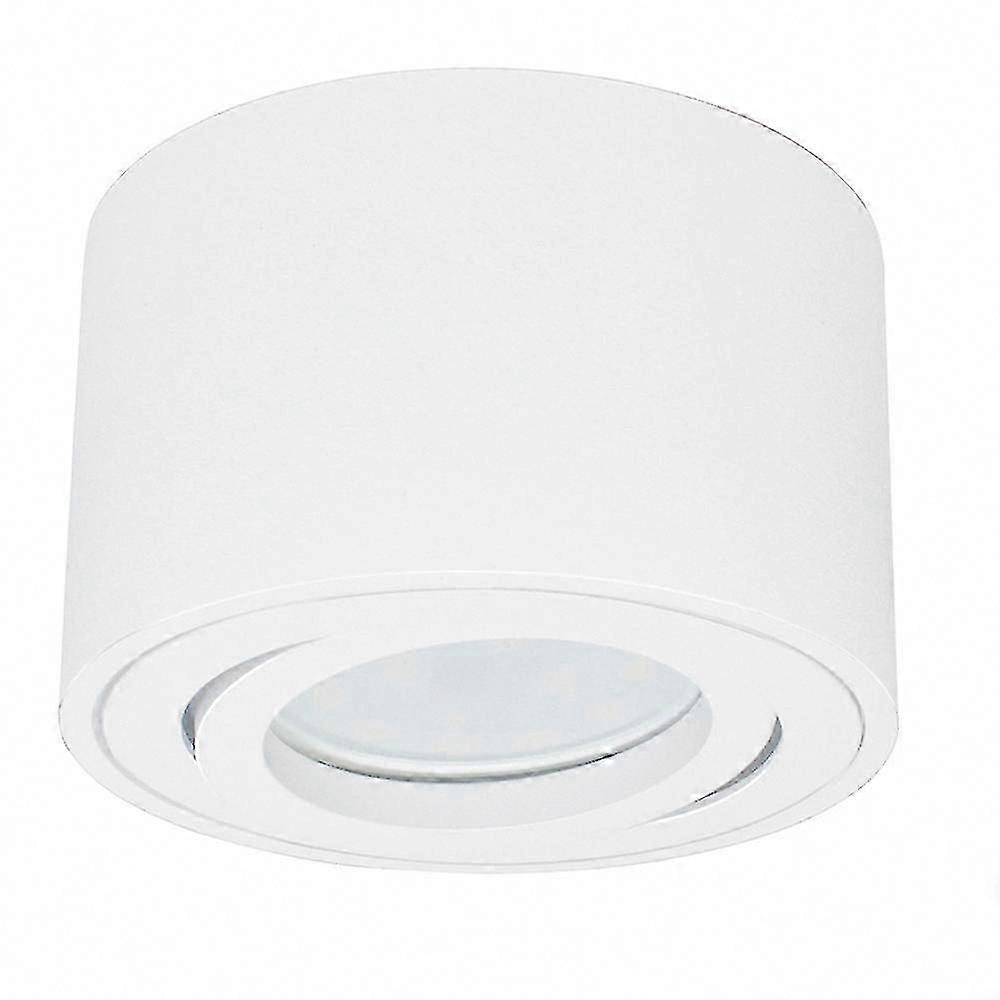 Adjustable Surface Mounted Led Spotlight 80x50mm Ceiling Light Round White Surface Mounted