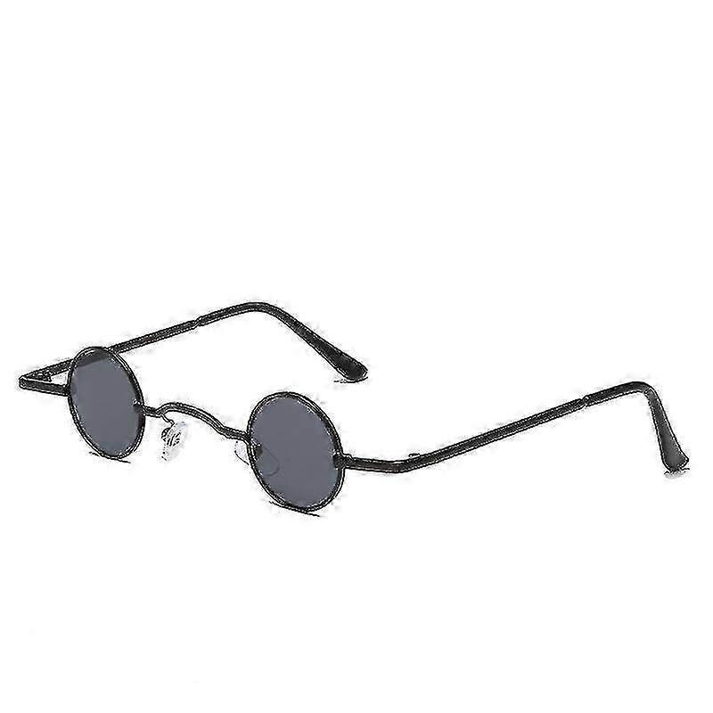 Mini Round Framed Sunglasses with Retro Style