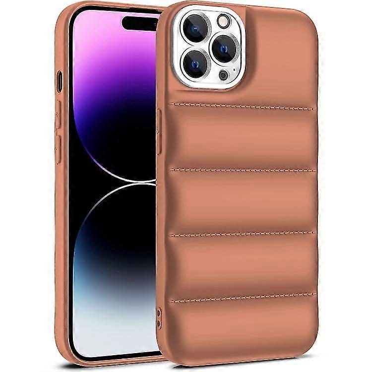 For iPhone 15 Pro Eiderdown Airbag Shockproof Phone Case