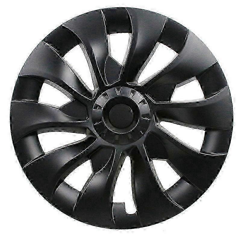 Model 3 Radabdeckung 18 Zoll, Nabendeckel Full Cover Ersatzzubehör für - Mattschwarz Edition d