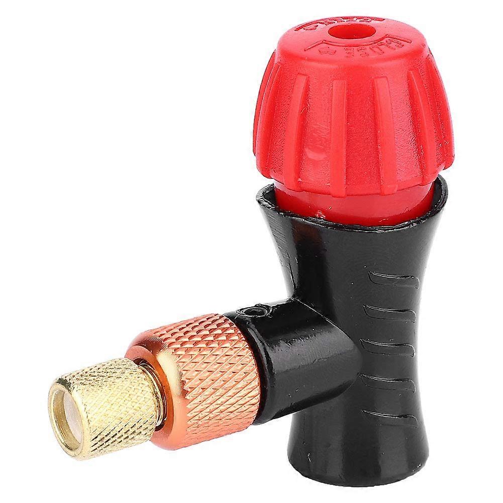 CO2 Bicycle Inflation Valve Head, Aluminum Alloy Compatible with Road and Mountain Bikes, Lightweight and Durable