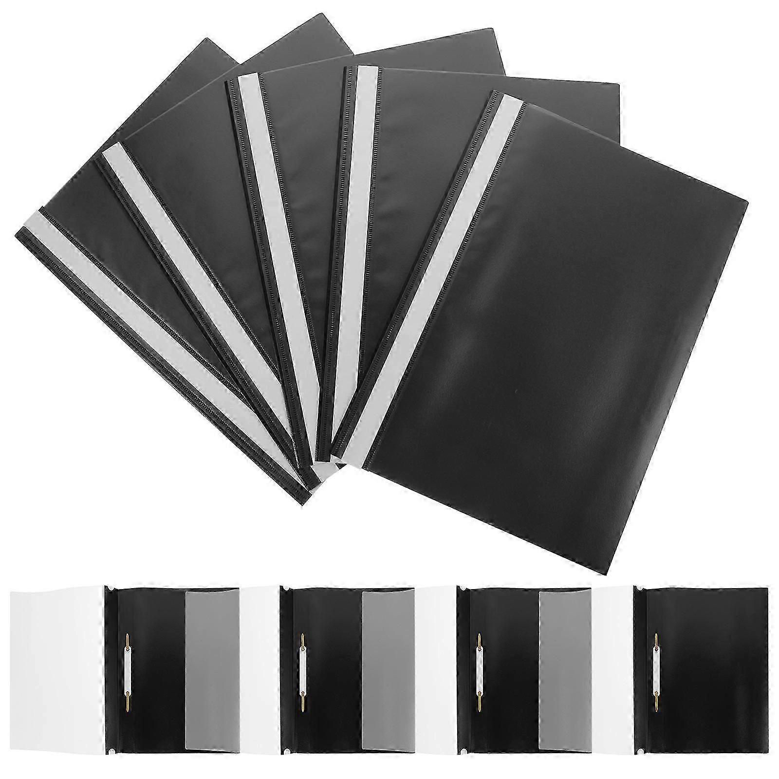 Exam Paper Organiser Project File Folders Office Document Storage For Students Rectangular Black 15Pcs