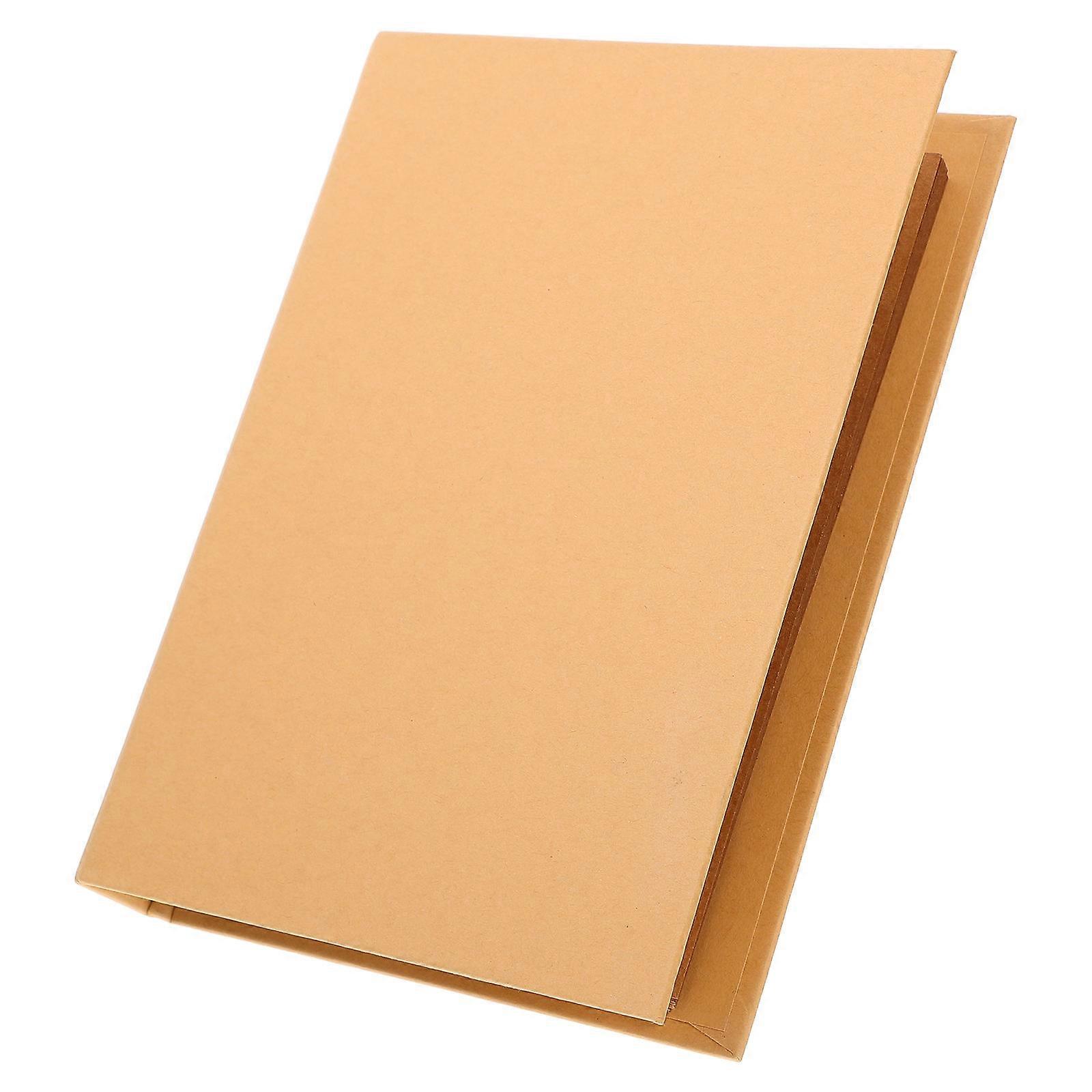 Refillable Scrapbook Binder Cover with Kraft Pages, Loose Leaf Notebook Shell for School, Office, and Creative Writing – User Friendly Design