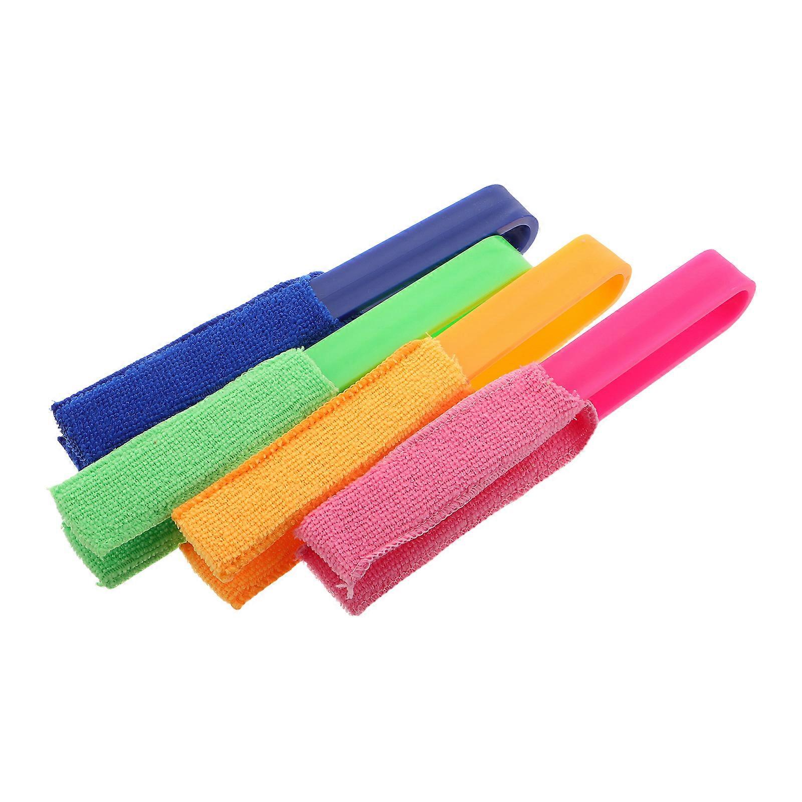 Assorted Color Detachable Blind Duster Brushes Set Of 4Pcs For Window Blinds Air Conditioner Vents And Car Vents Cleaning Designed For Homeowners