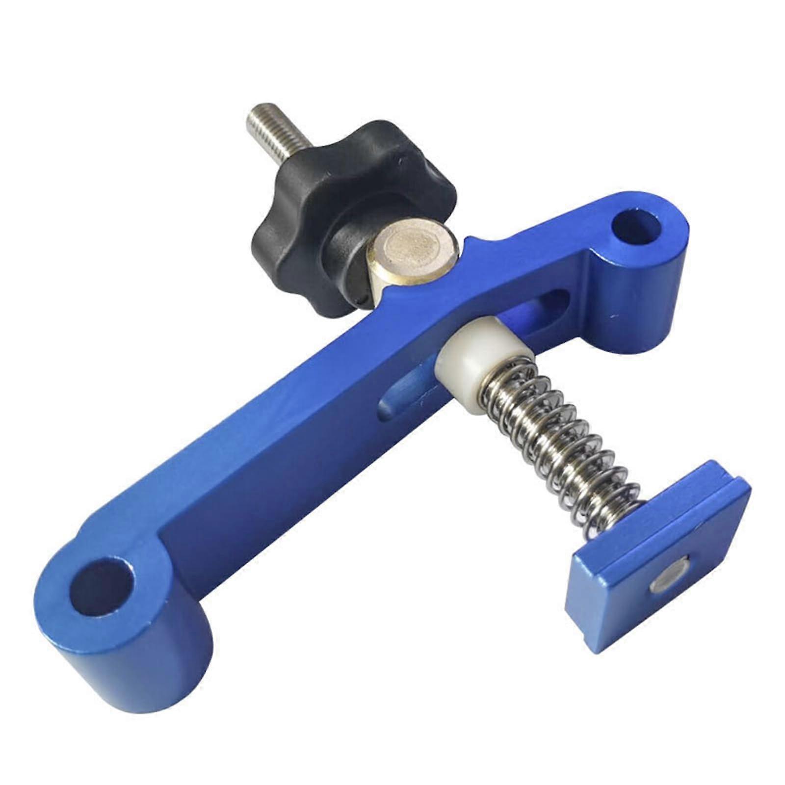 T-Tracks Halteklammern, Adjustable Blue Aluminum Clamps for Woodworking, Quick-Action T-Track Hold Down Clamps