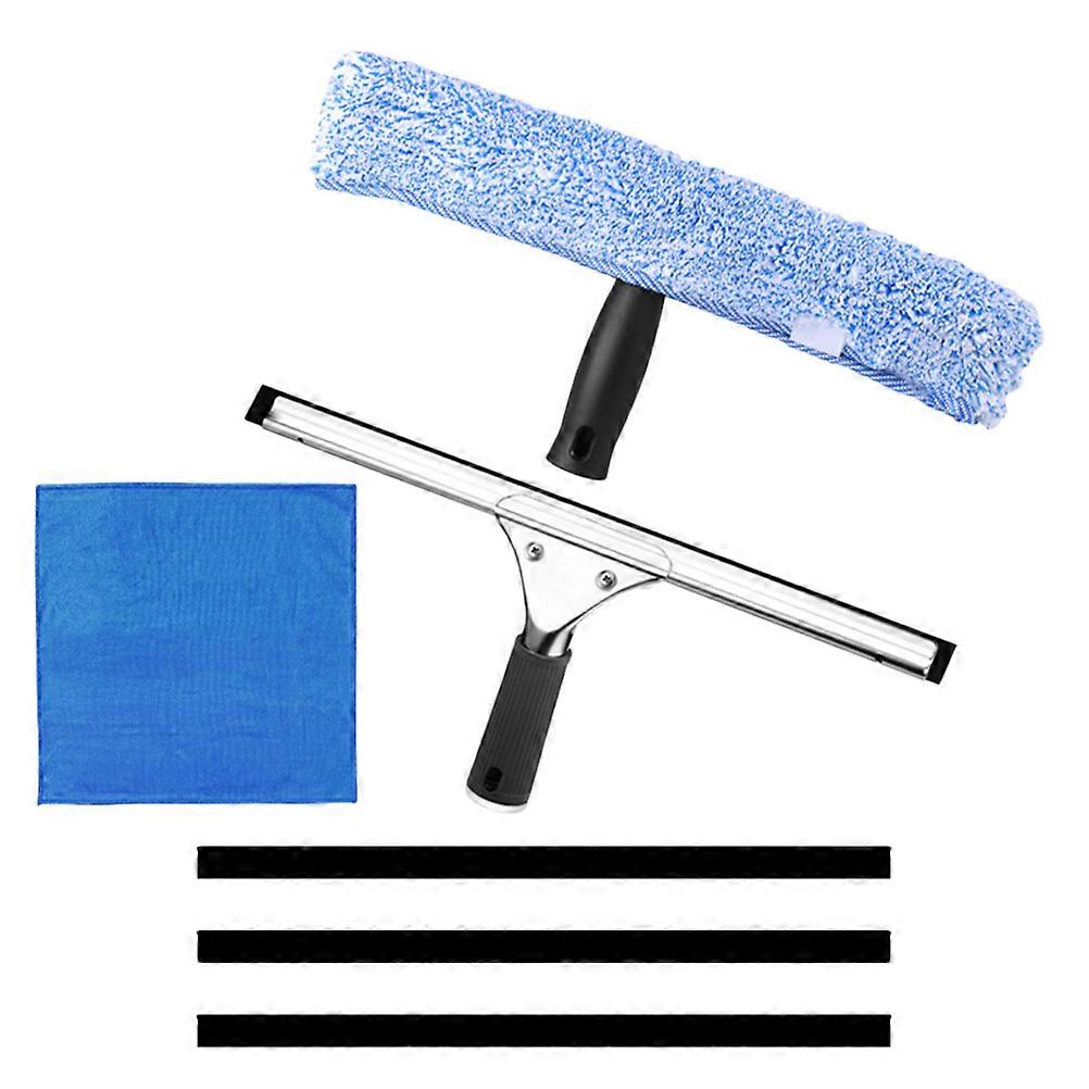 Squeegee Cleaner Set for Windows, Bathrooms, Cars – Versatile Glass Wiper for Tiles, Shower Doors