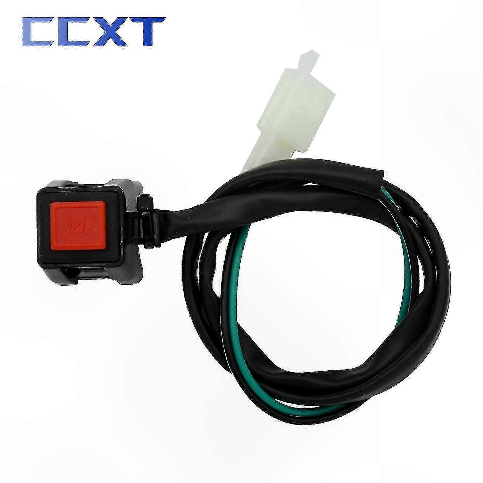 Universal Motorcycle ATV Handlebar Switch ON/OFF Starter Button for Street Bikes