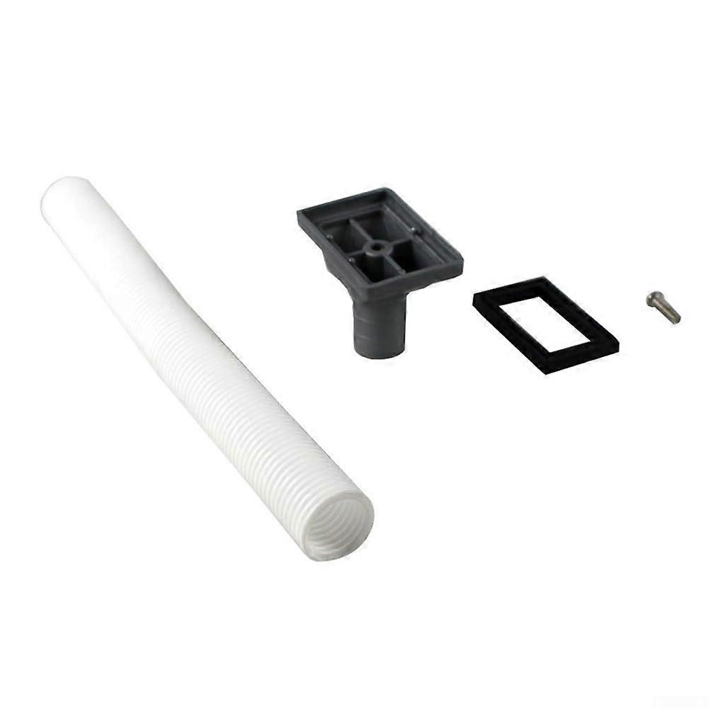 PP Kitchen Sink Overflow Head Rectangle Drain Pipe Connector Bathroom Sink Tap Fitting