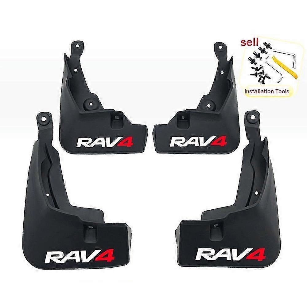 トヨタRAV4 2022-2024スプラッシュガードマッドフラップカーアクセサリーマッドガードプロテクター自動車部品4個用