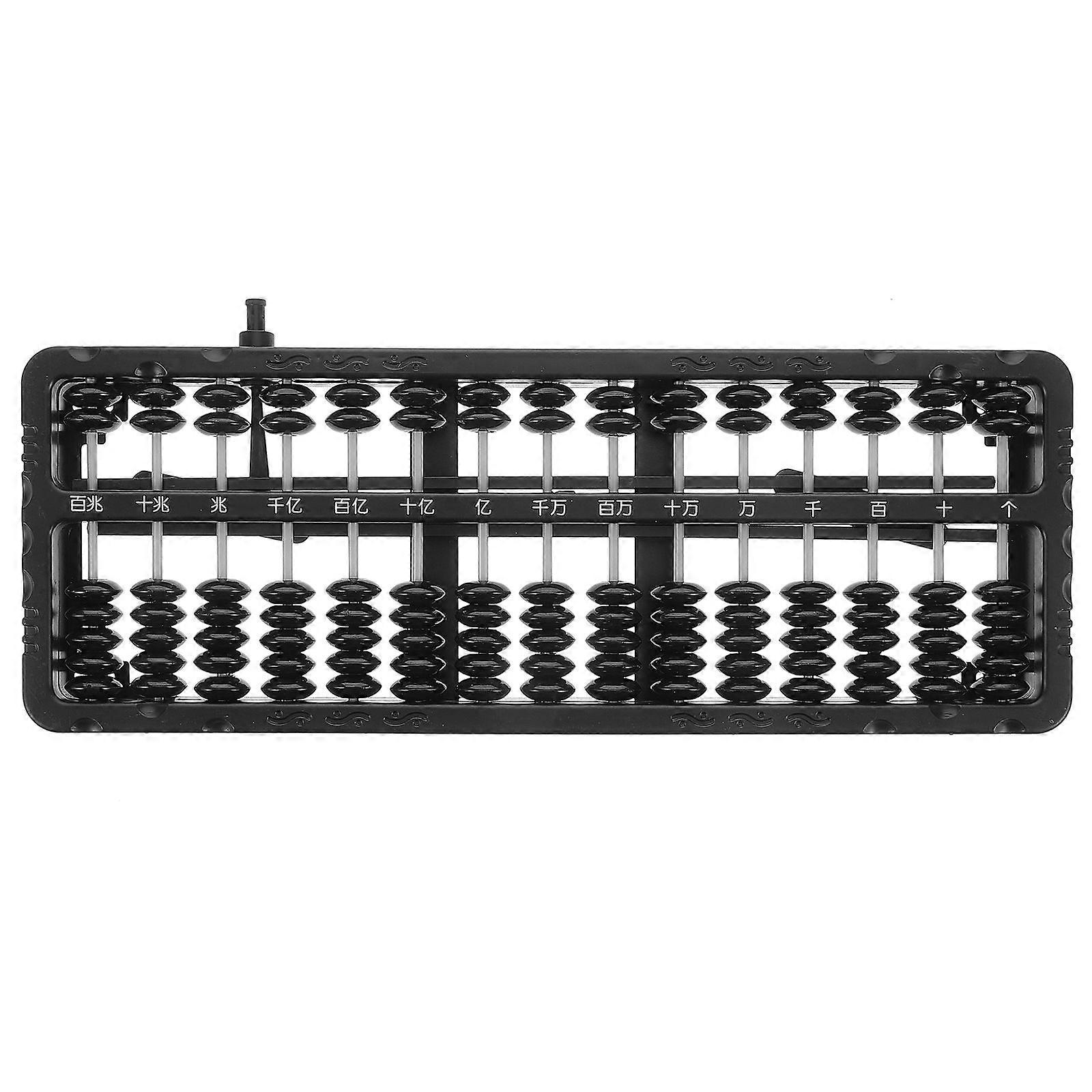 Plastic Abacus Sorobans Kids Bead Counting Abacus 15 Rods Beads Column Traditional Chinese Abacus Tools for Math Learning Education Toys