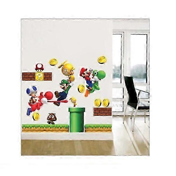 2er-Pack Neue Super Mario Bros. Build a Scene Peel & Stick Wandtattoo