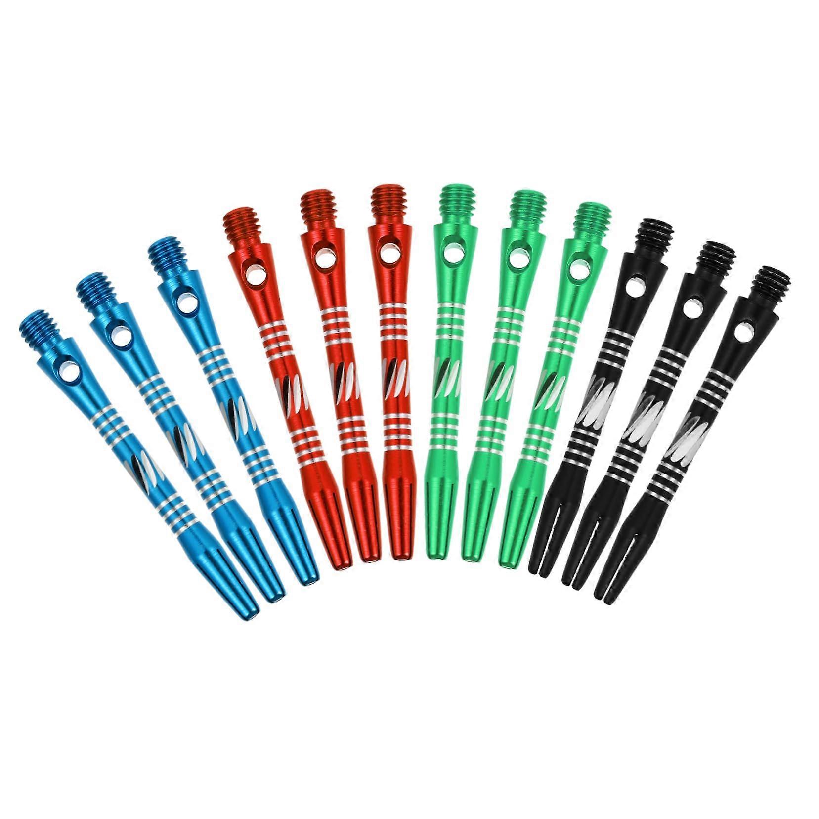 24pcs Dart Shafts Replacement Stems for Darts Thread Nonslip Knurling for Enhanced