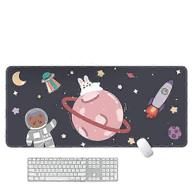 Kawaii desk pad, cute mouse pad, large gaming table pad cartoon keyboard