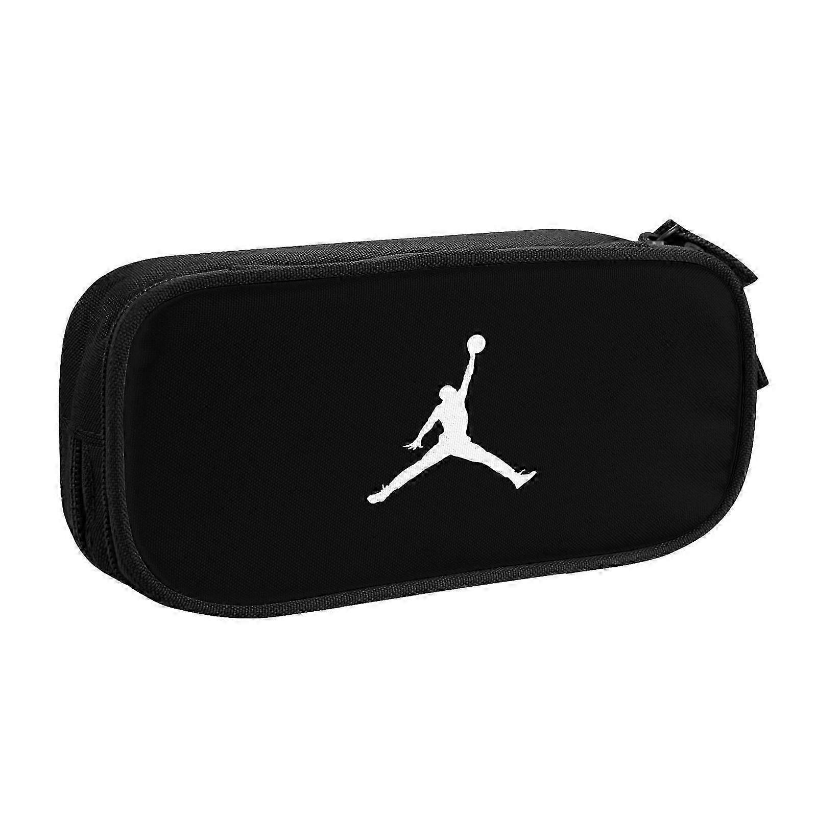 s78 Michael Jordan Pencil Case for Office & School - Oxford Cloth Zipper Bag with 5 Pen Slots & 80 Mesh Pockets (Custom Logo) p78 (オフィス&学校用ペンケース - オックスフォード布ジッパーバッグ 5 ペンスロット & 80 メッシュポケット (カスタムロゴ) p78)