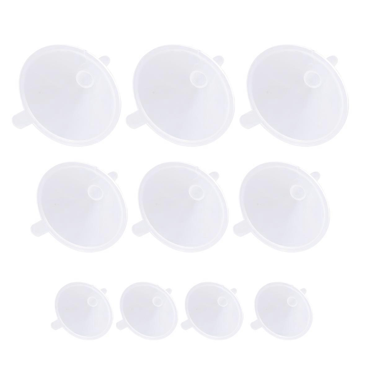 Small Funnel 10Pcs White Versatile Transfers for Transferring Liquid and Laboratory Use