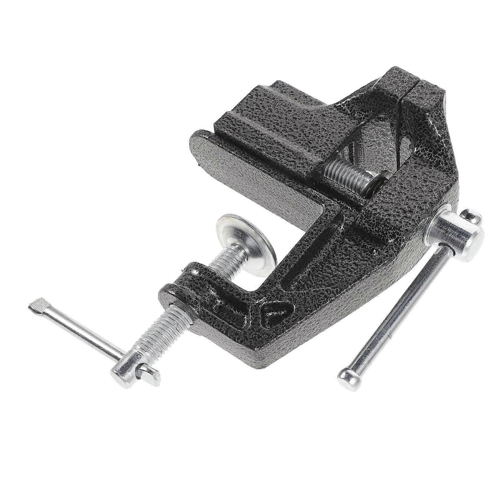 Rotating Bench Vise Mini Table Clamp for Home Use Portable Workbench Tool