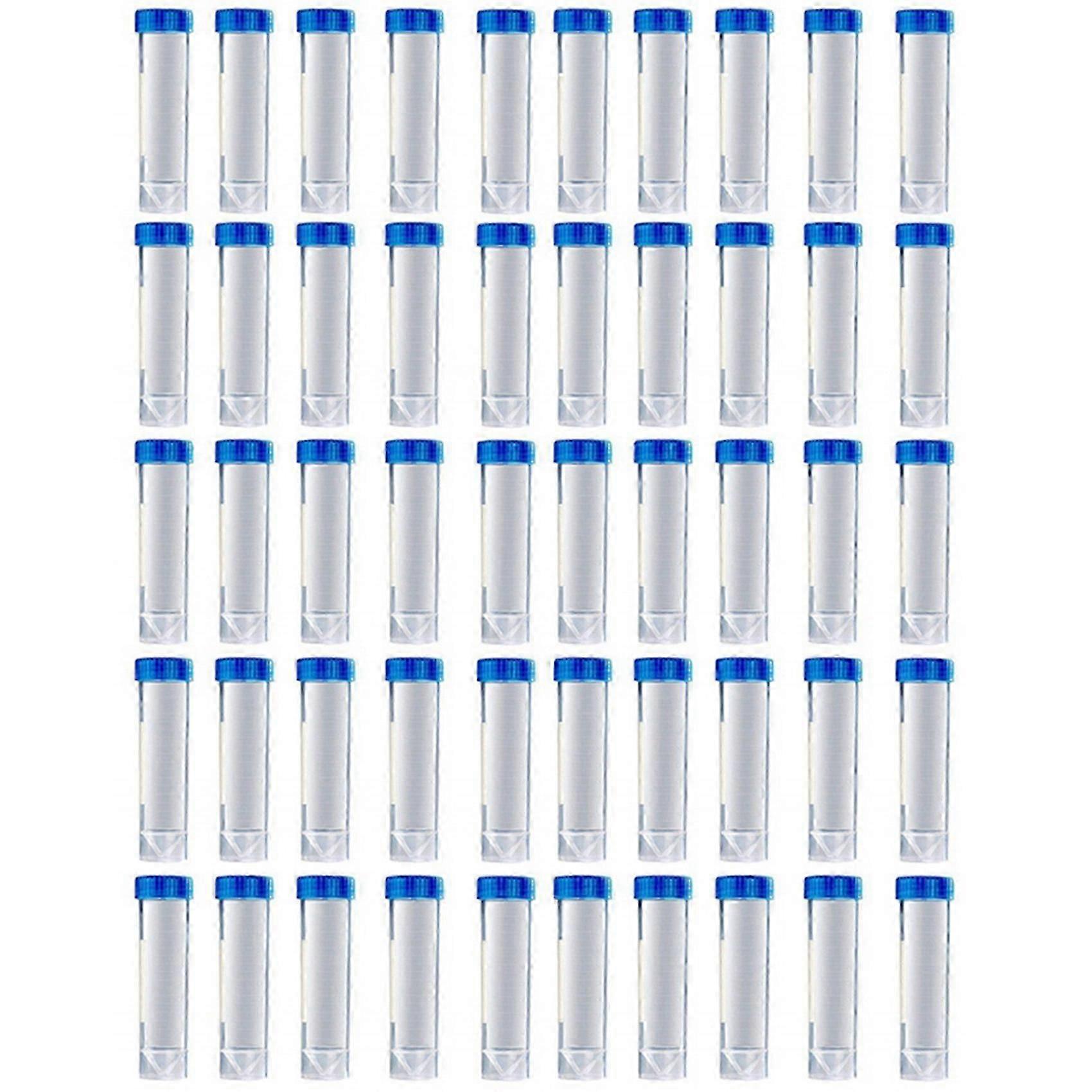 50db 50 ml-es mérős centrifugacsövek, laboratóriumi krioviálisok, kék csavaros kupakkal ellátott centrifuga csövek Ana számára