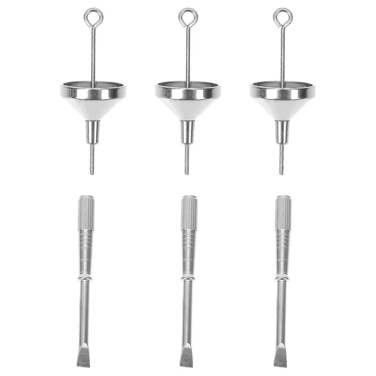 1 Set Mini Portable Slotted Screwdriver Funnel Needle Bone Urn Disassembly Tools
