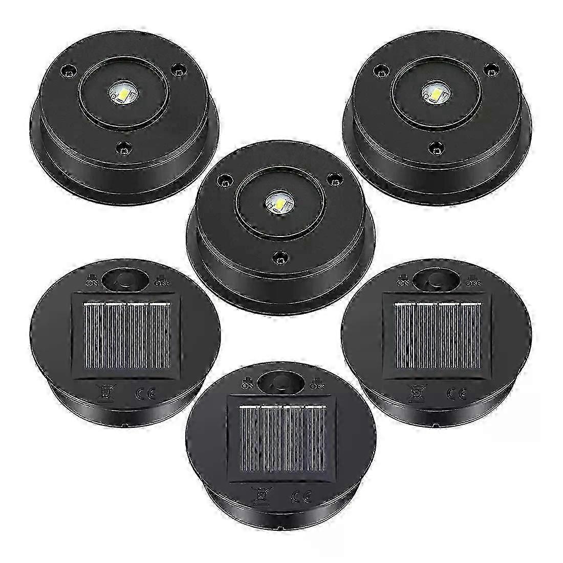 6 Pcs Solar Lights Replacement Top 7 Lumens Solar Lantern Parts LED...