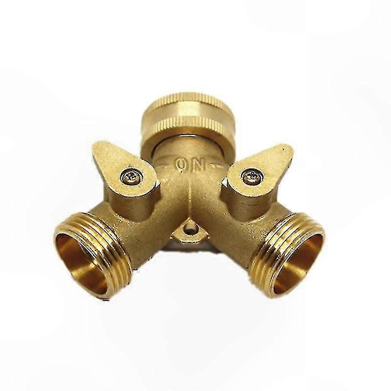 3/4 Inch Y-Type Ball Valve with Double-Ended 6-Point Nipple for Garden Use