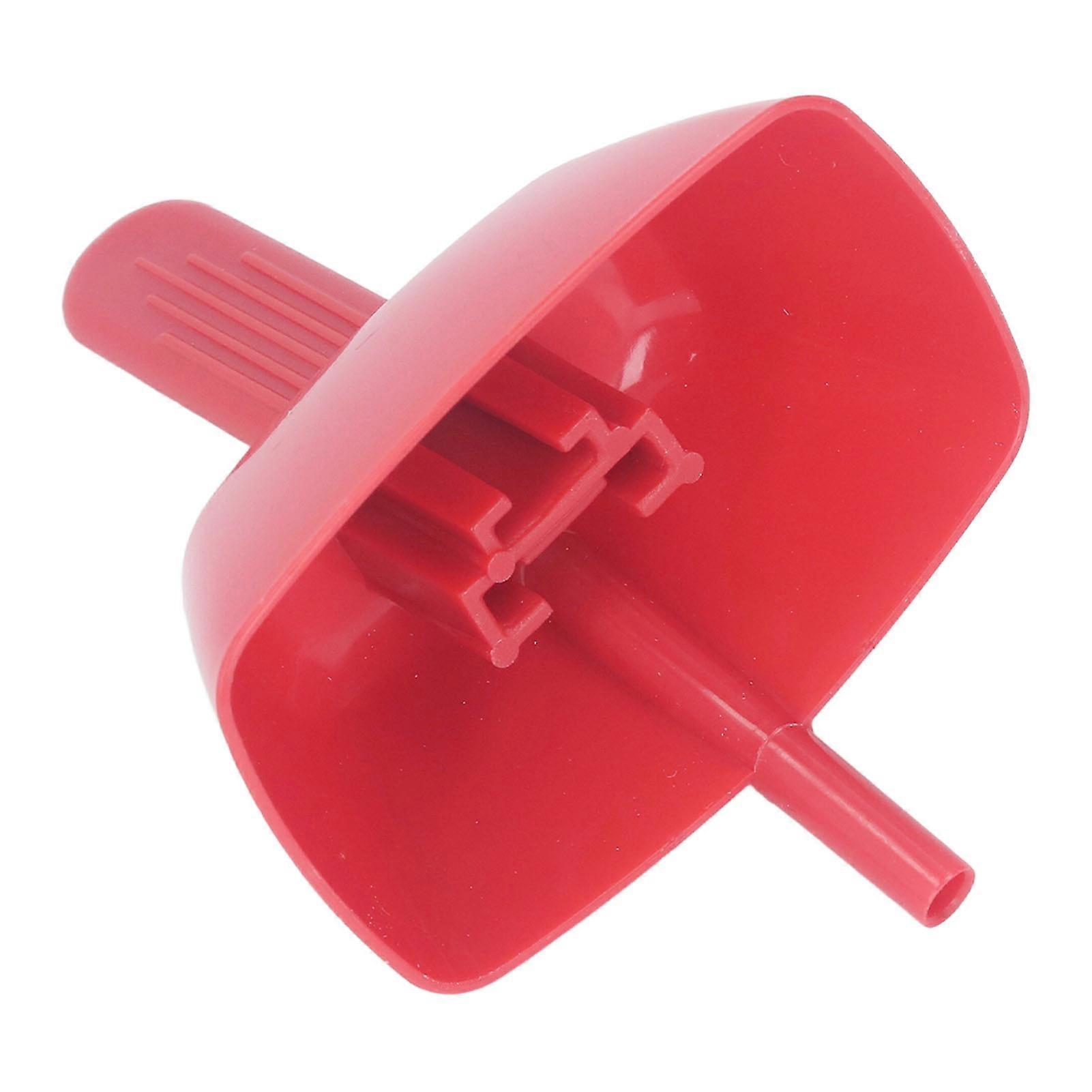 Red ABS Ice Pop Holder with Straw Drip Proof for Kids