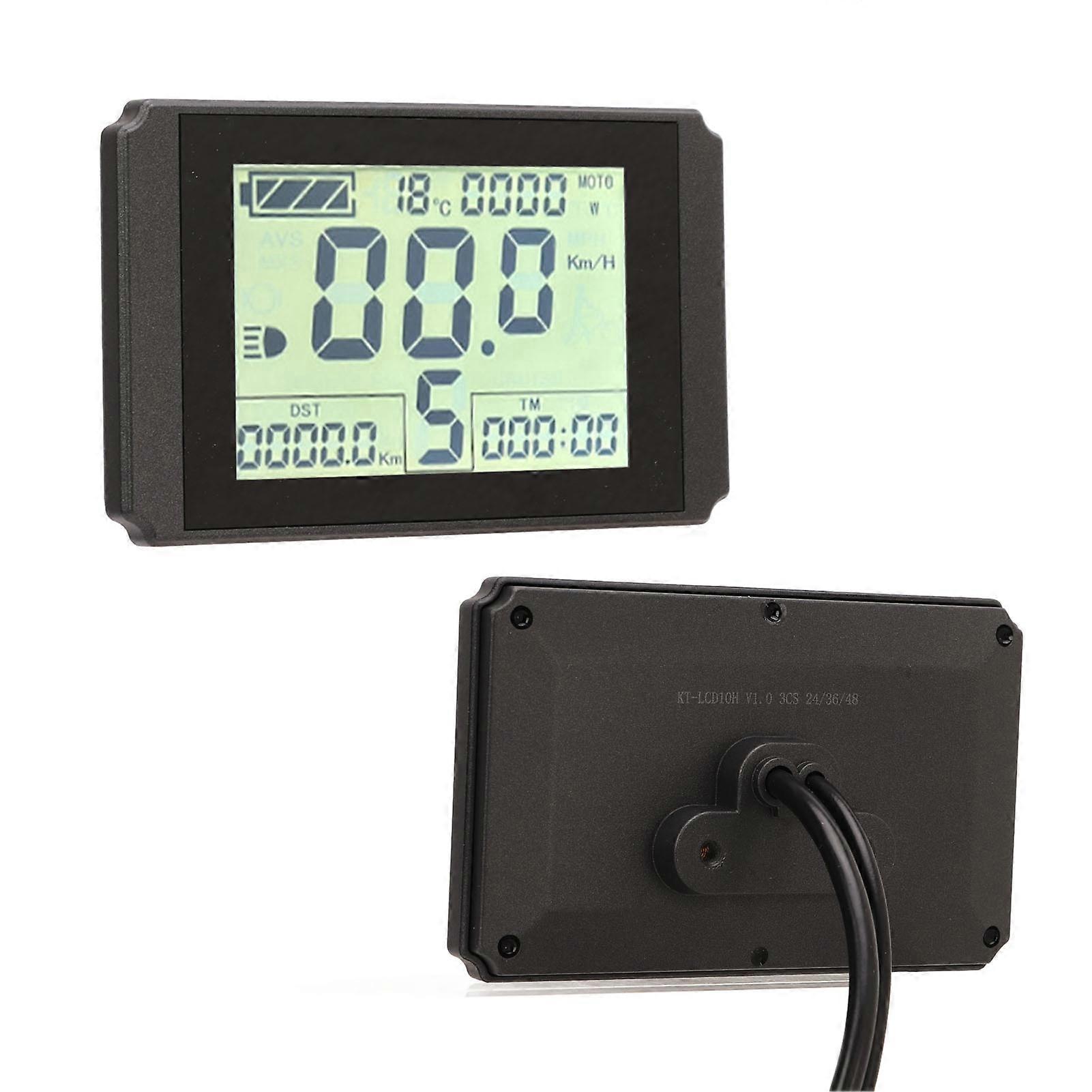 Elektrofahrrad LCD10H Display mit SM-Stecker, ABS, 240g
