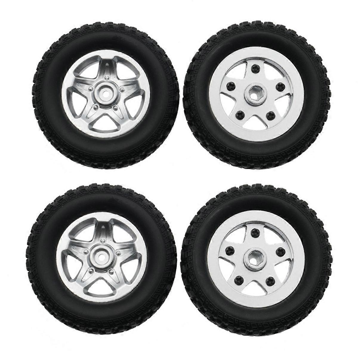 4pcs Crawler Tires Upgrade Crawler Wheel for MN82 82S LC79 Remote Car Modified Remote Control Car Upgrade Accessories