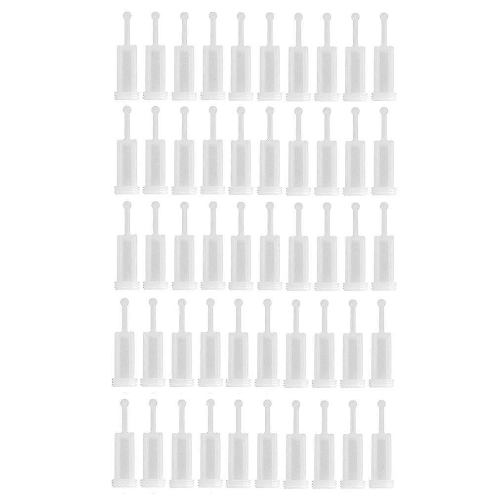 50Pcs Universal Gravity Spray Tool Fine Mesh, Disposable Gravity Feed Spray Tool Paint Strainer Red