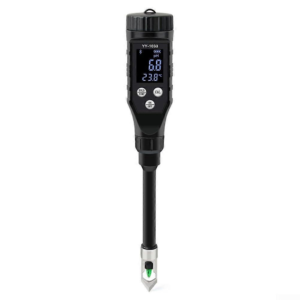 Digital Soil pH Meter 0.0-14.0, Handheld Soil Water Tester for Garden, Indoor Plants, and Pools