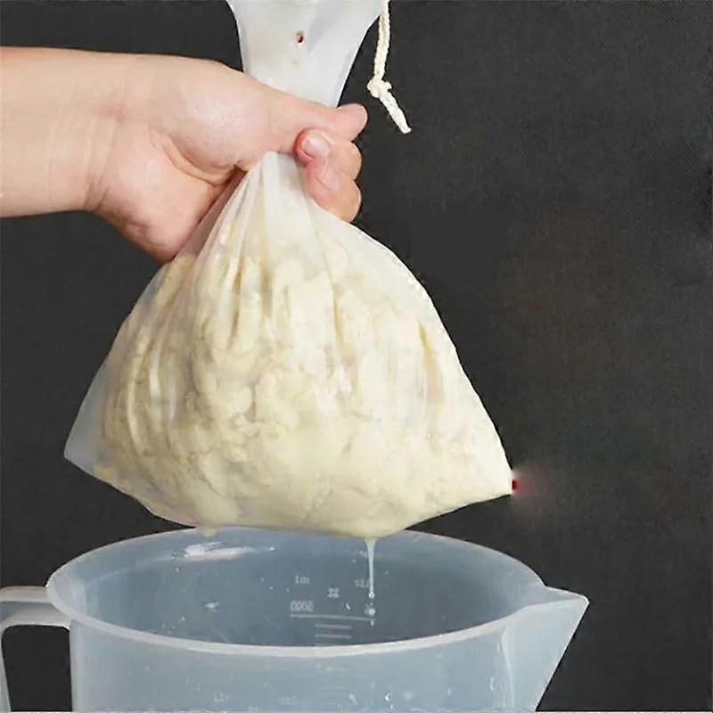 Nut Milk Bag Reusable Nylon Cheesecloth FineMesh 20x30cm Almond Milk Strainer Cold Brew Coffee Filter Homebrew Mesh