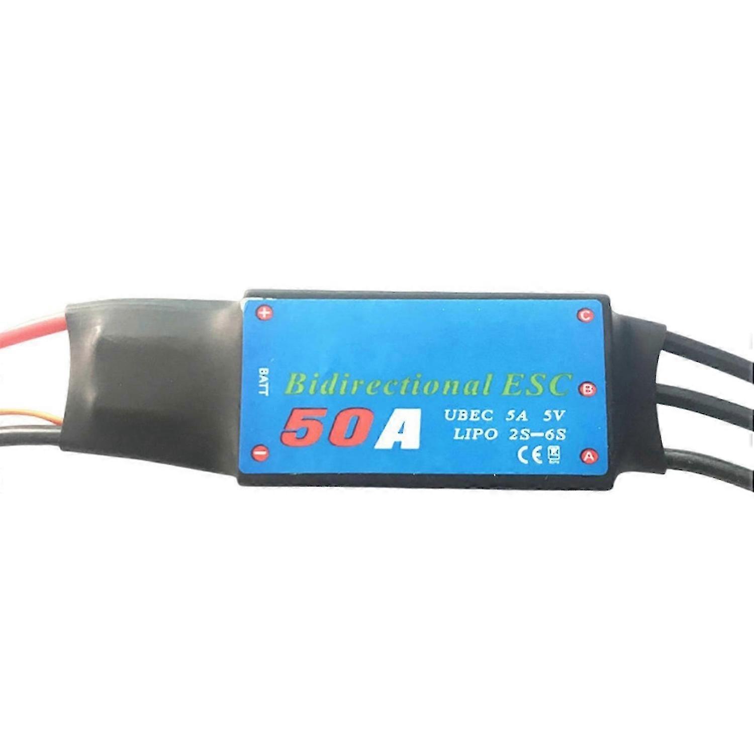 Bidirectional 20/30/40/50/60/80A Brushless ESC Electric Speed Controller for